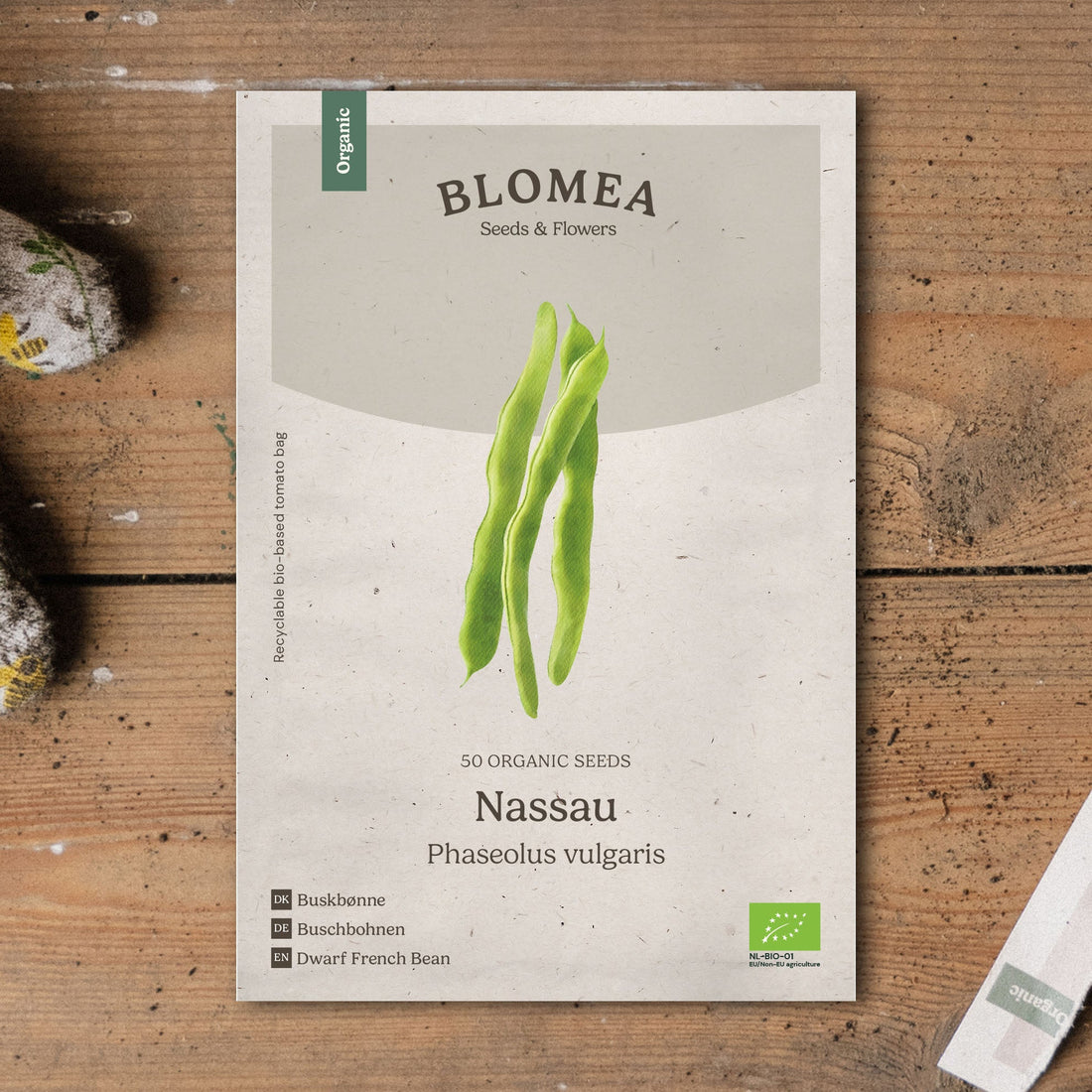 Buskbønne frø 'Nassau' - 50 Økologiske Frø