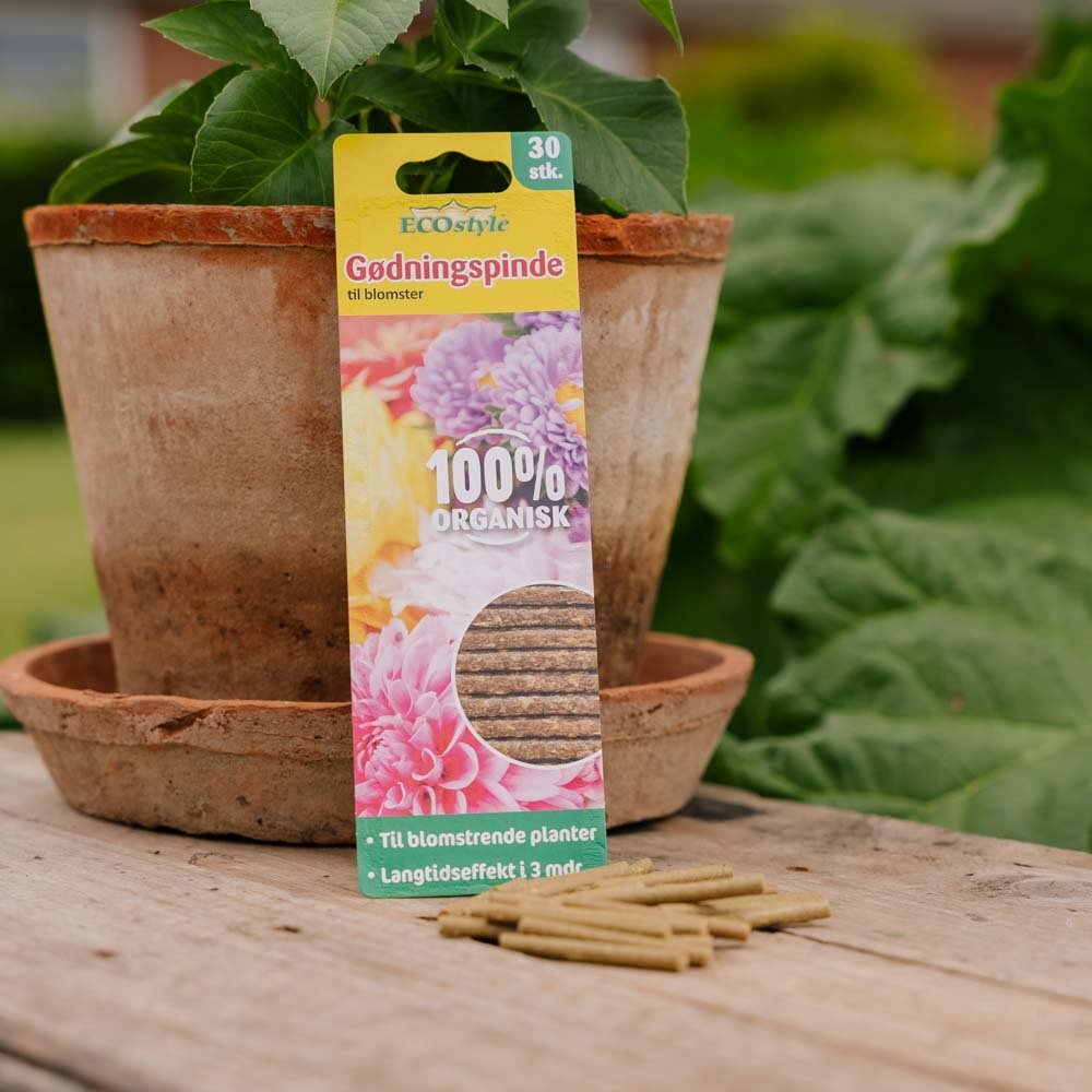 Blomster gödningspinnar 30 st.