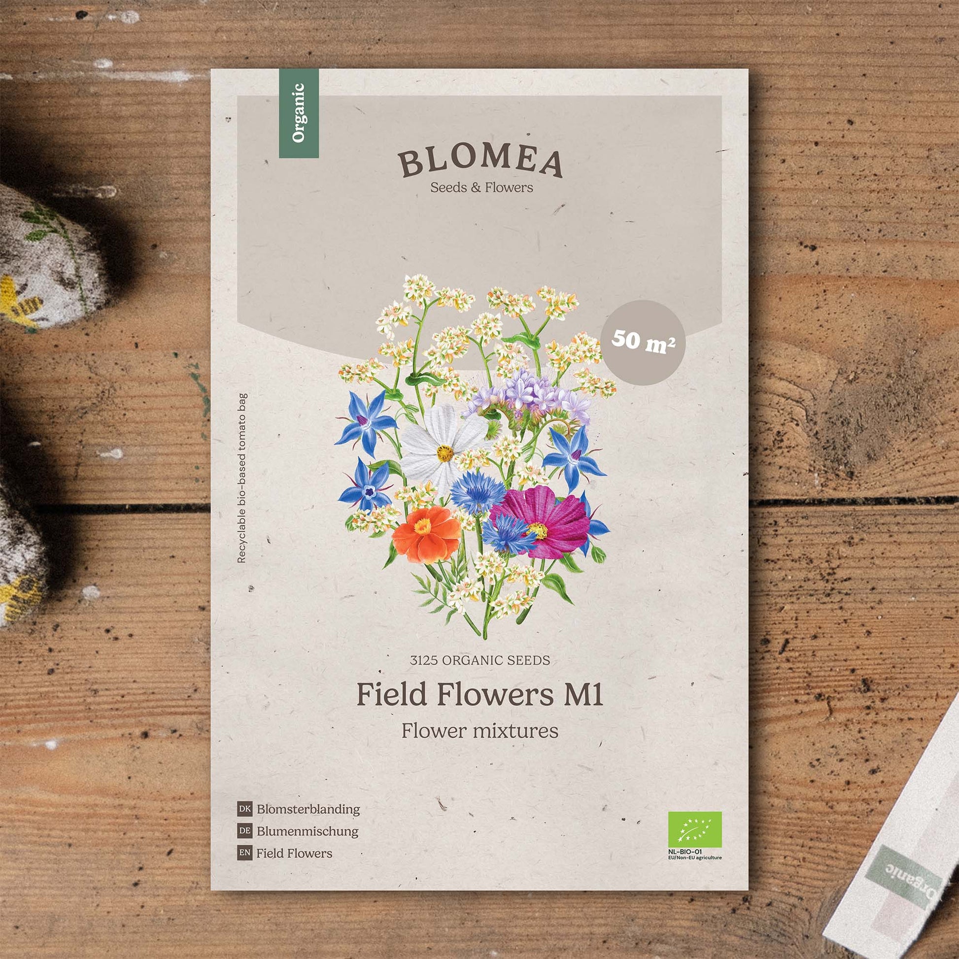 Blomsterblandning 'Field margin mixture' (50 m²)