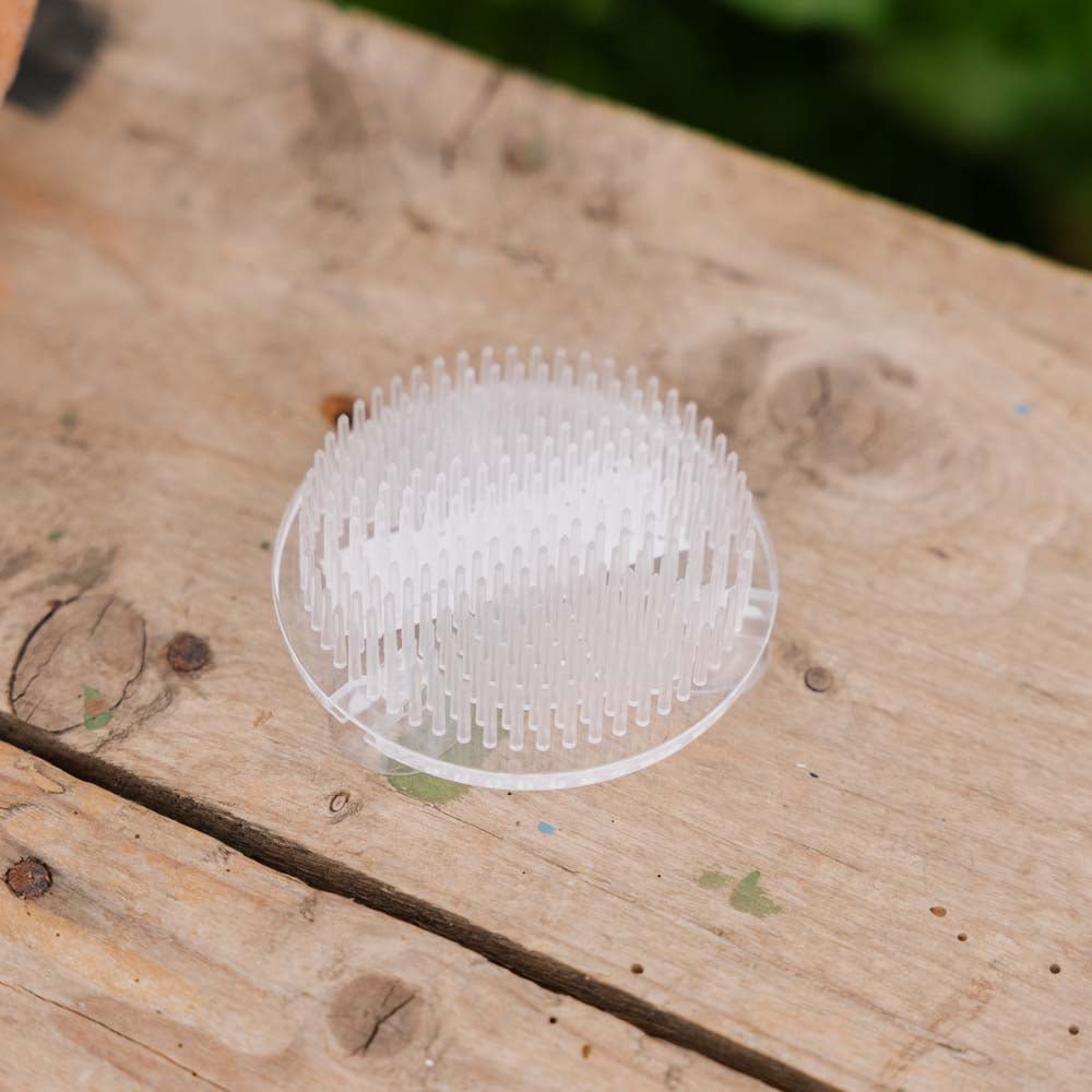 Blomsterholder, hvid (plast), Ø: 6,9 cm