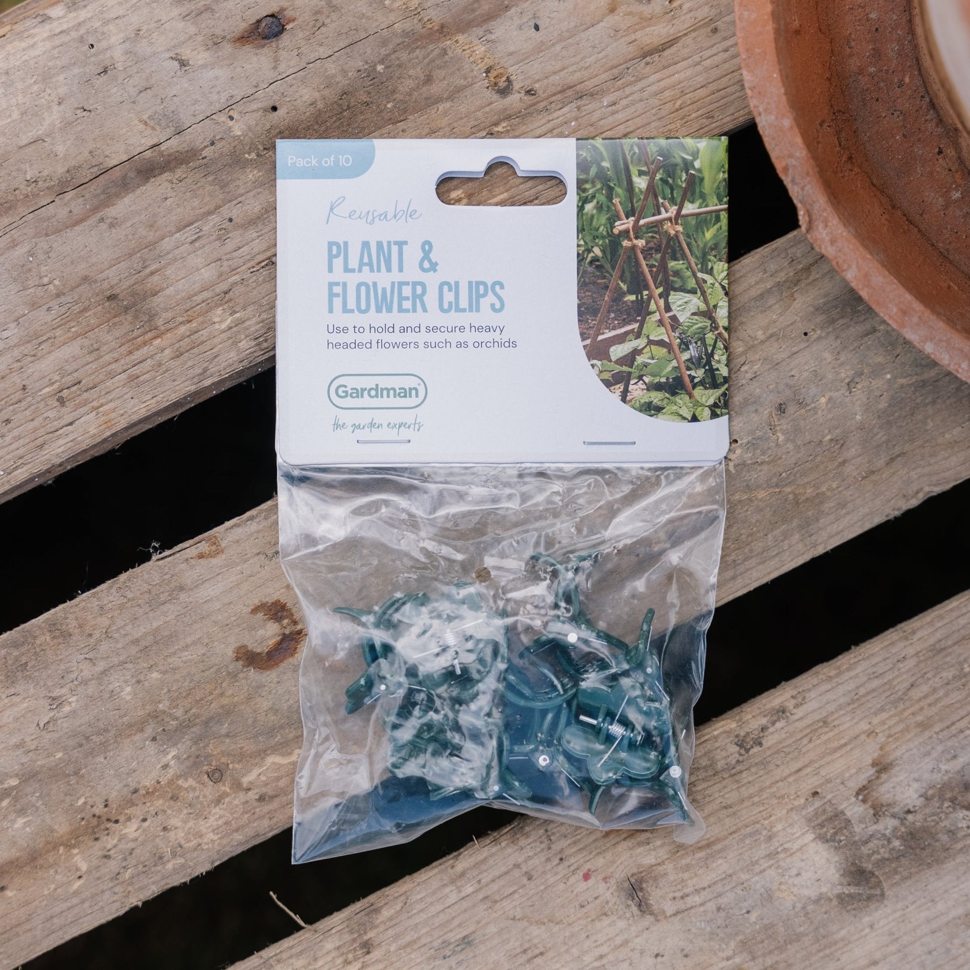 Blomsterklämmor, 10 st.