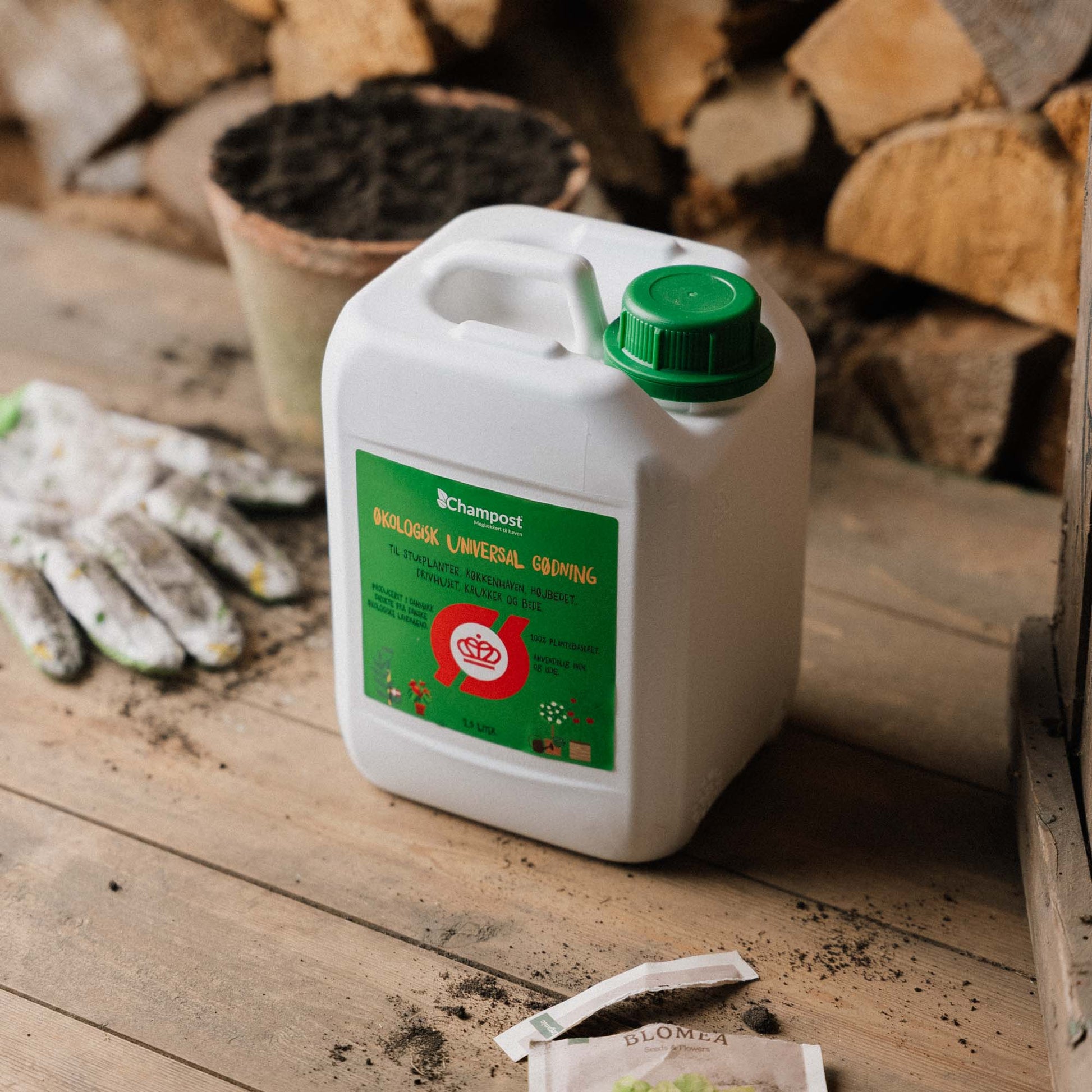 Champost Ekologisk Universalgödsel, 2,5L