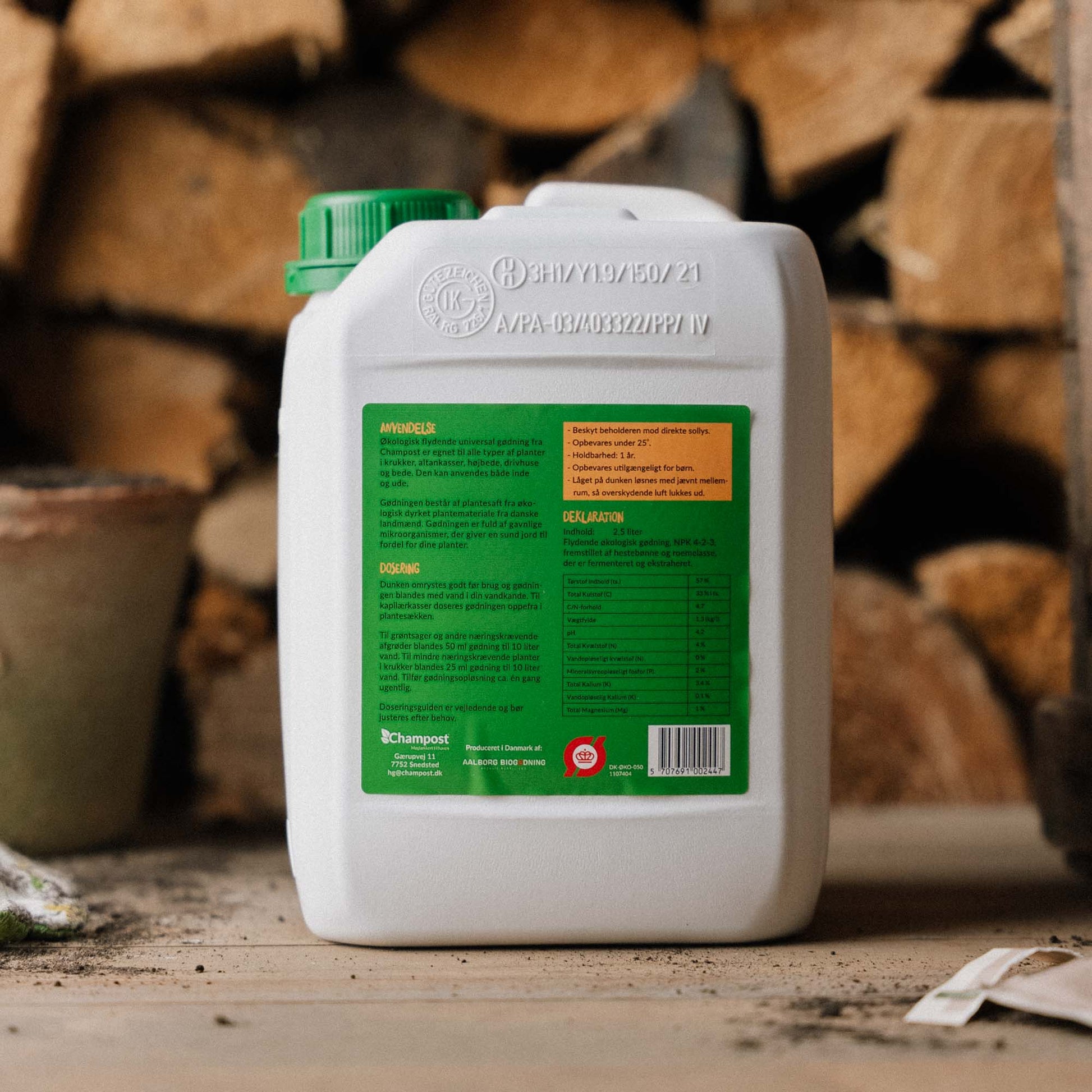 Champost Ekologisk Universalgödsel, 2,5L