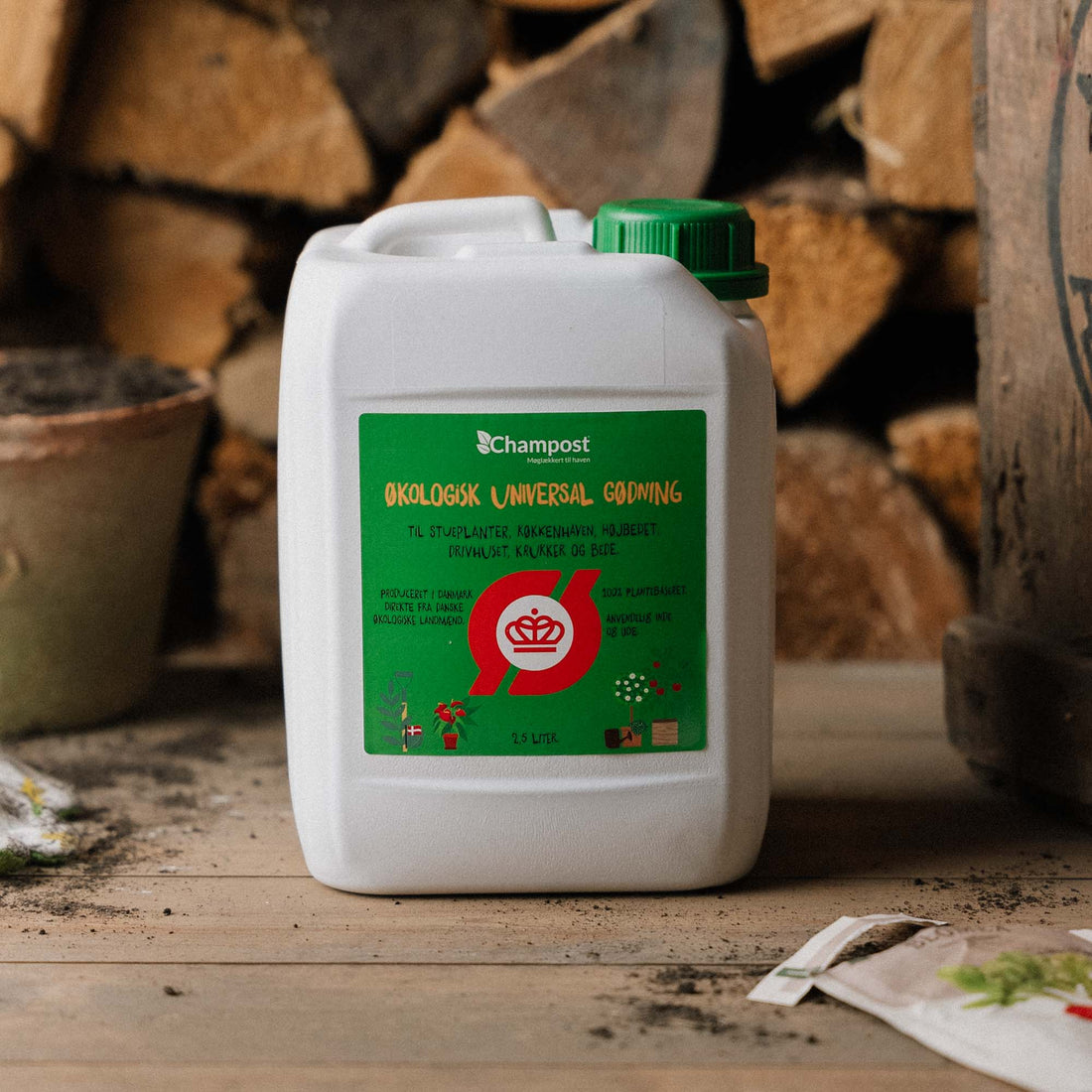 Champost Økologisk Universal Gødning - 2,5L