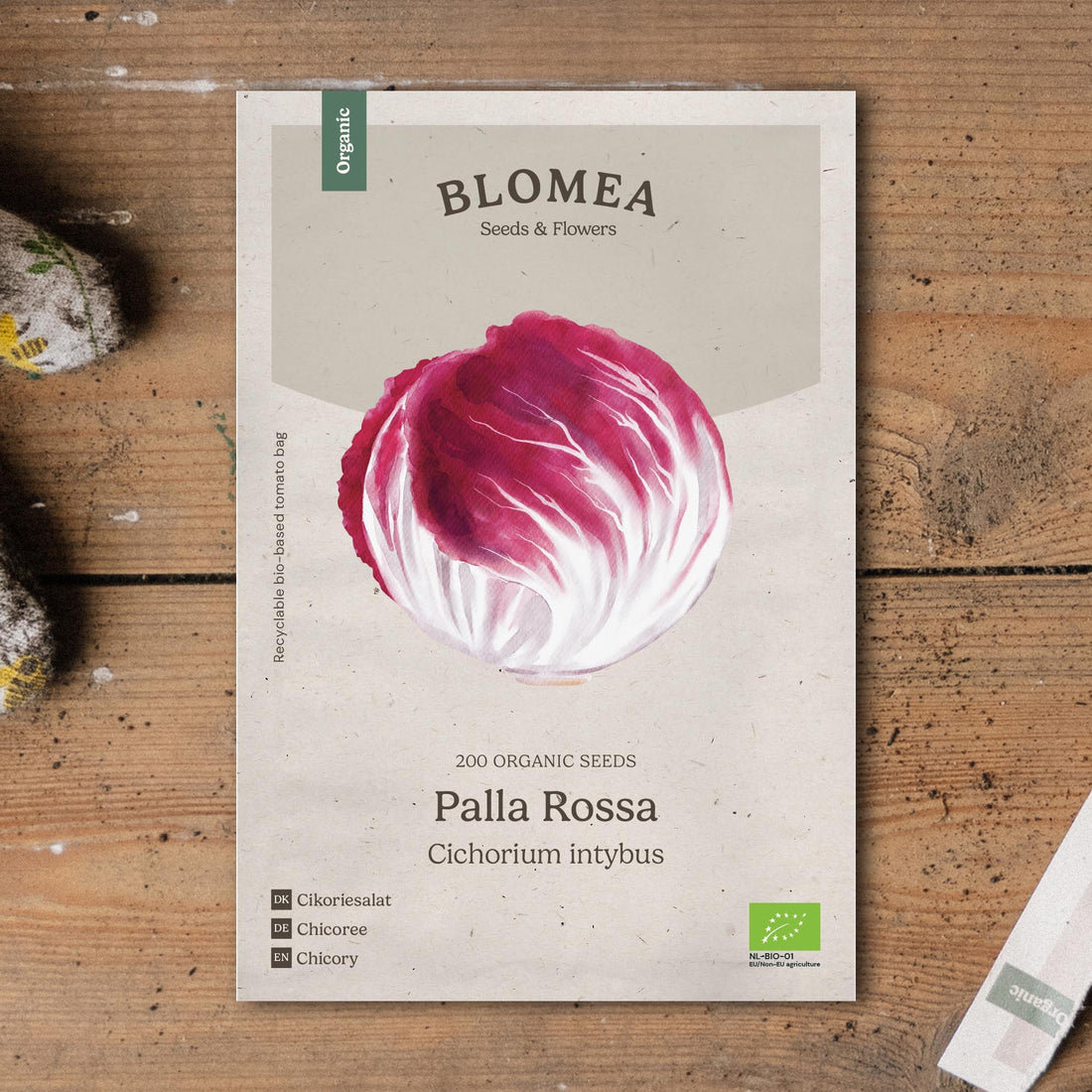 Cikoriasallat frö 'Palla Rossa' - 200 Ekologiska Frön