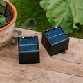 Cube up and down solar lampe 2 pak
