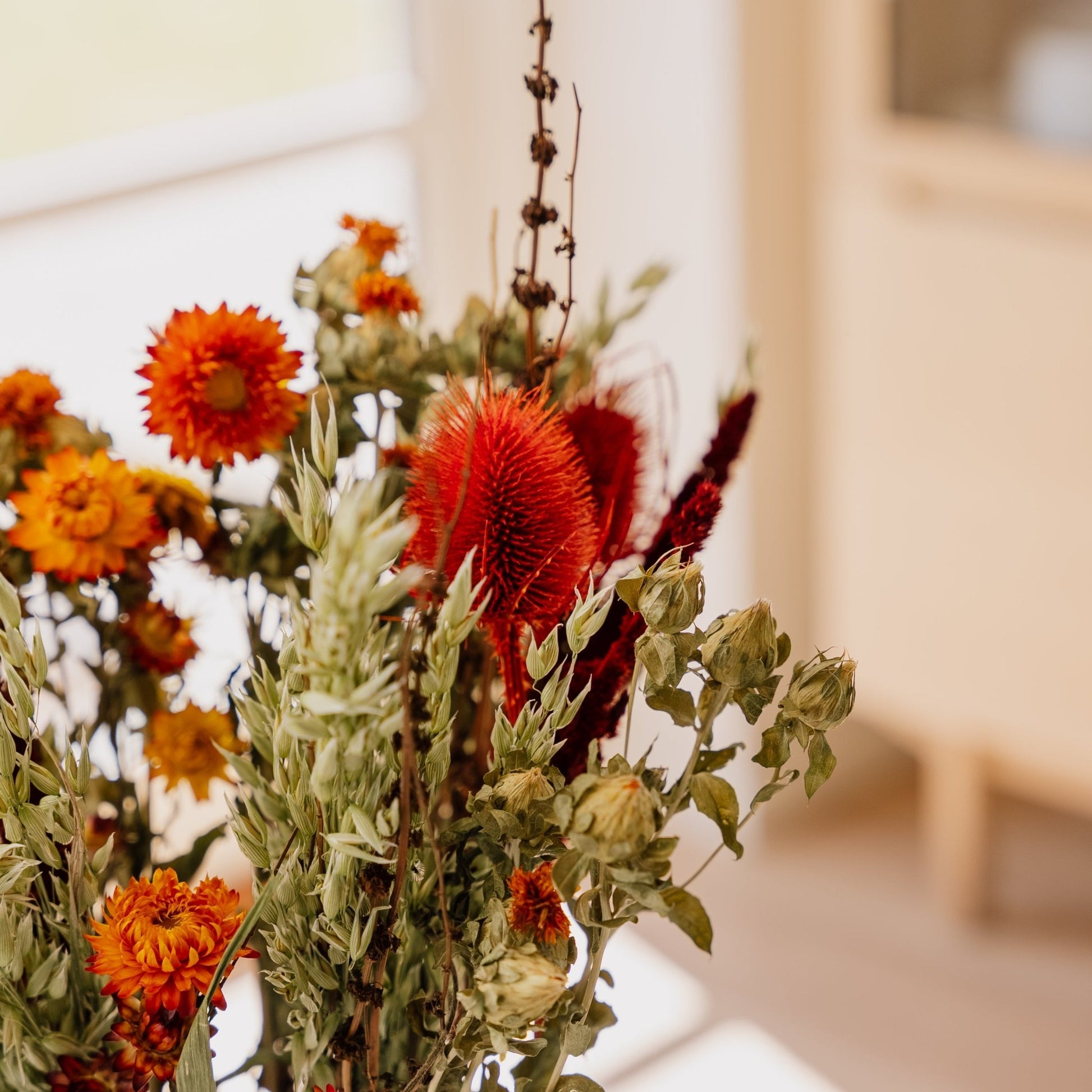 Evighetsbukett, Månsken, H: 55 cm