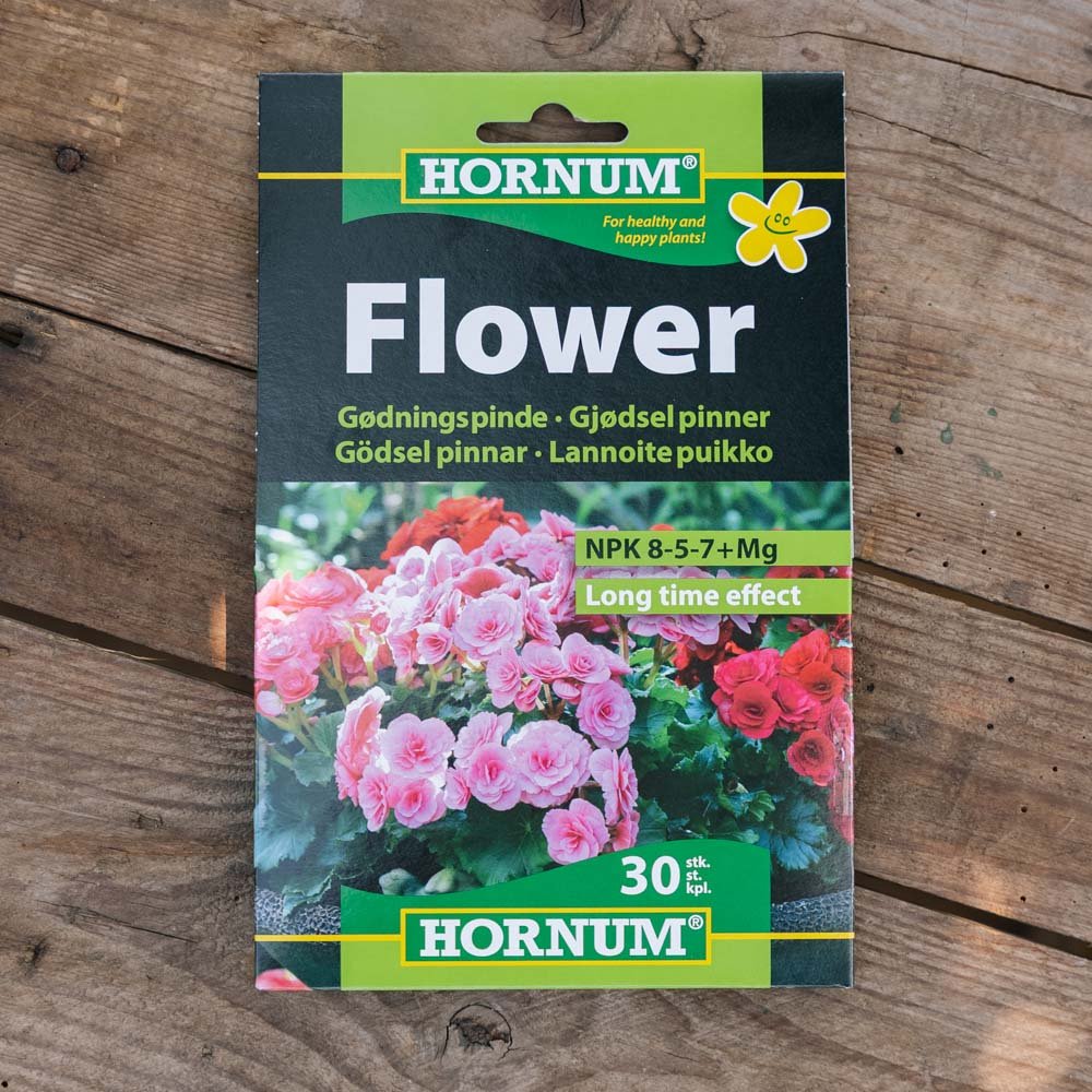 Gødningspinde, Flower, BD 30 stk.