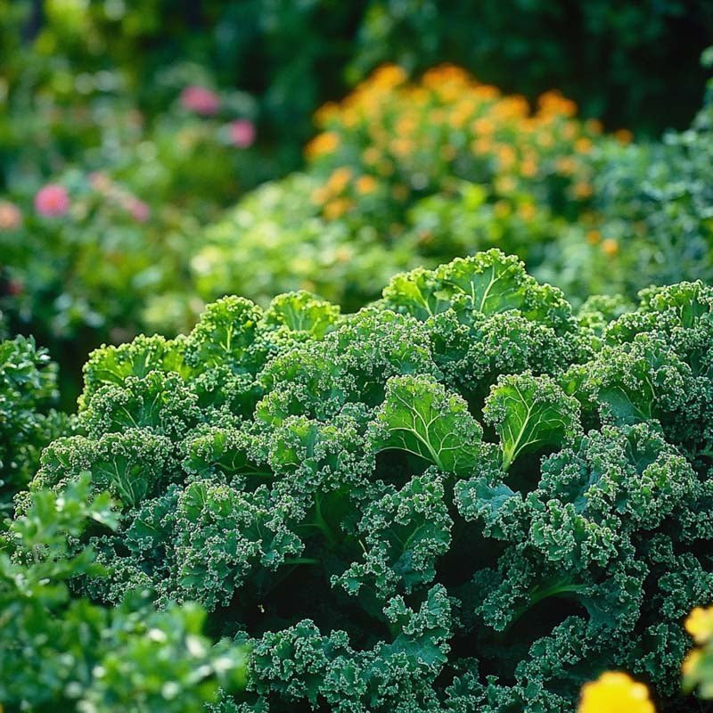 Grönkål frö 'Halbhoher grüner Krauser' - 50 Ekologiska Frön