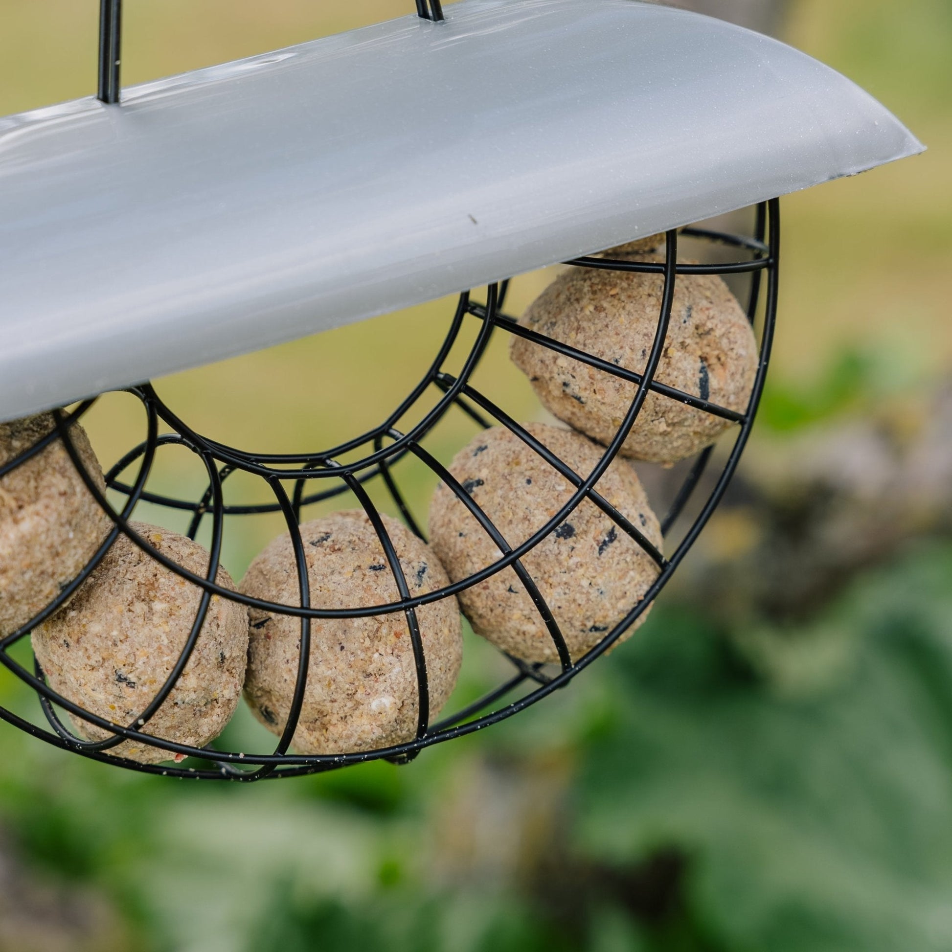 Halvmåne talgbollsautomat, inkl. 6 talgbollar