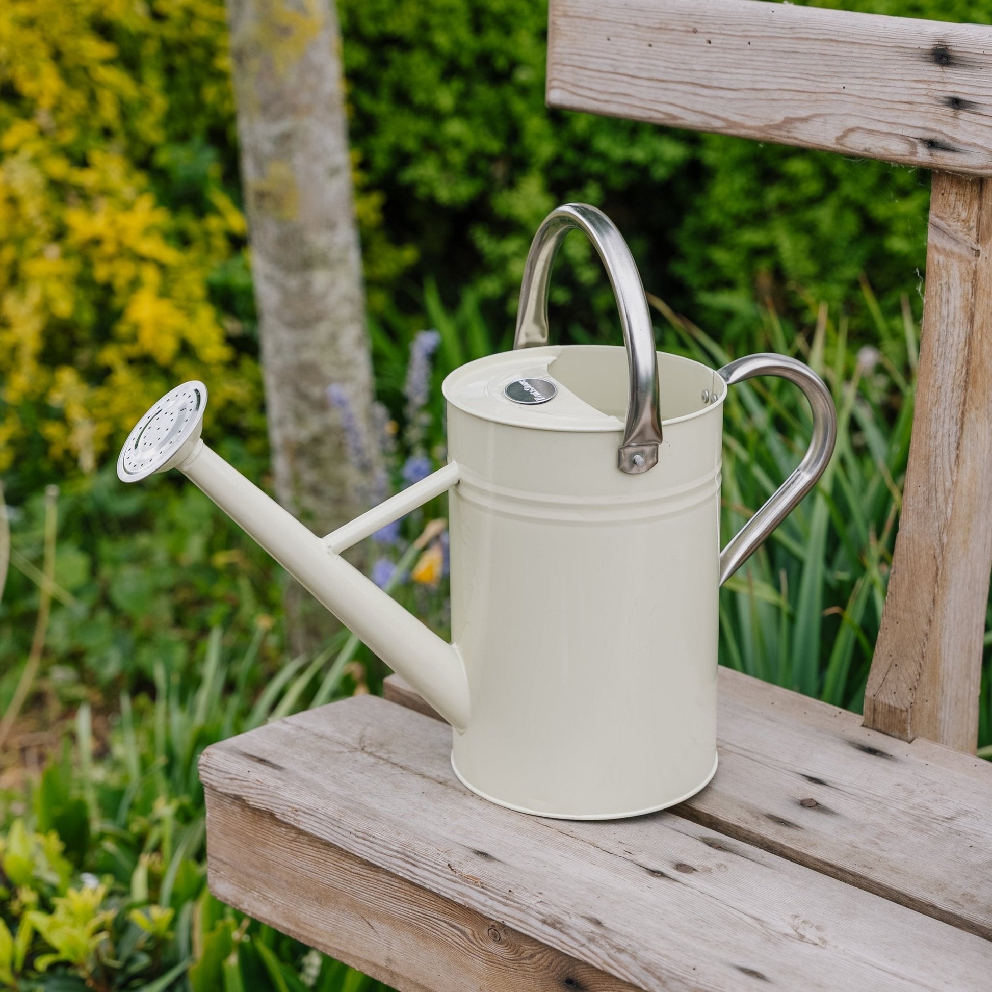 Indendørs metalvandkande, 1 L, vintage creme