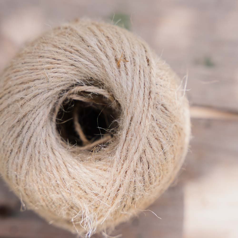 Jutesnöre natur, 80 m