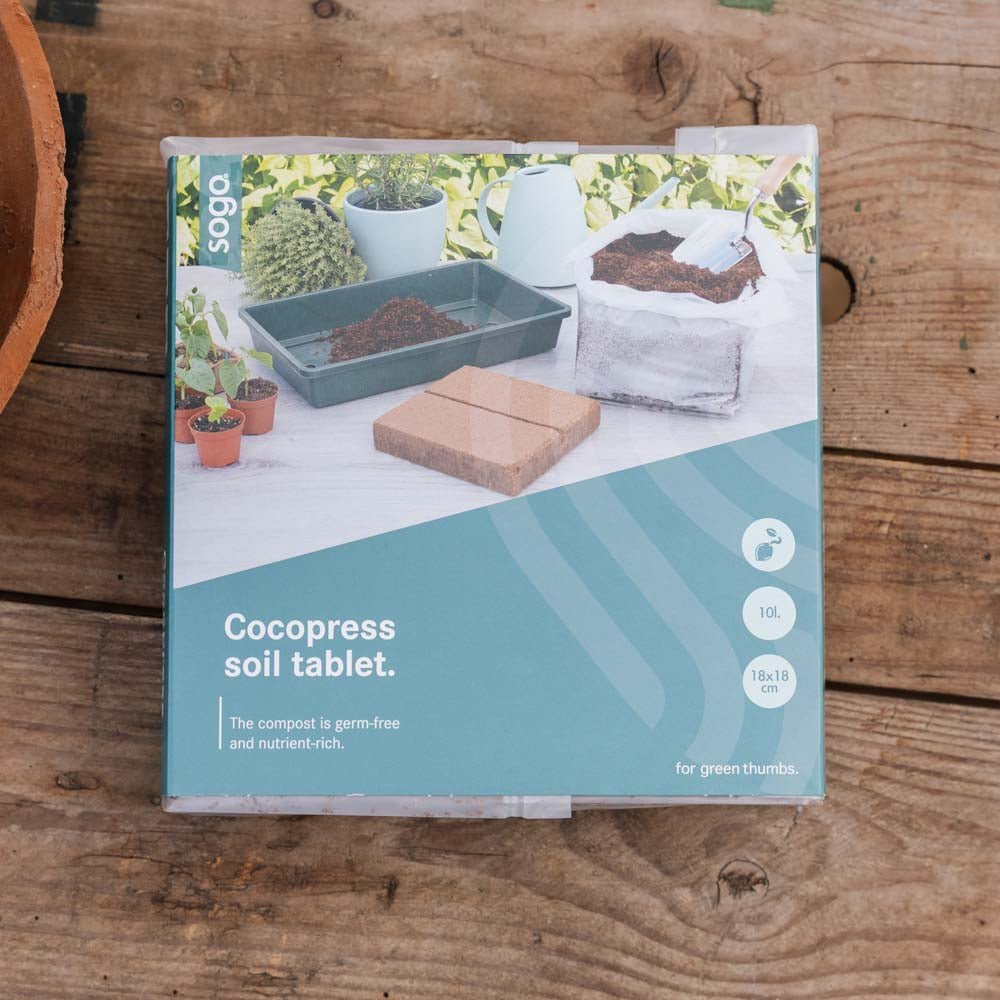 Kokosflis 10 liter, 18x18 cm