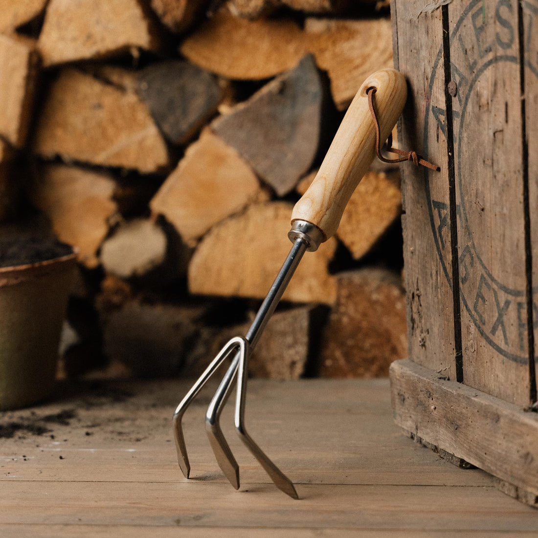 Planteringskratta i stål