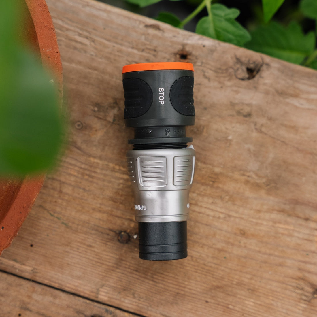 Premium slangekobling m. vandstop 1/2"