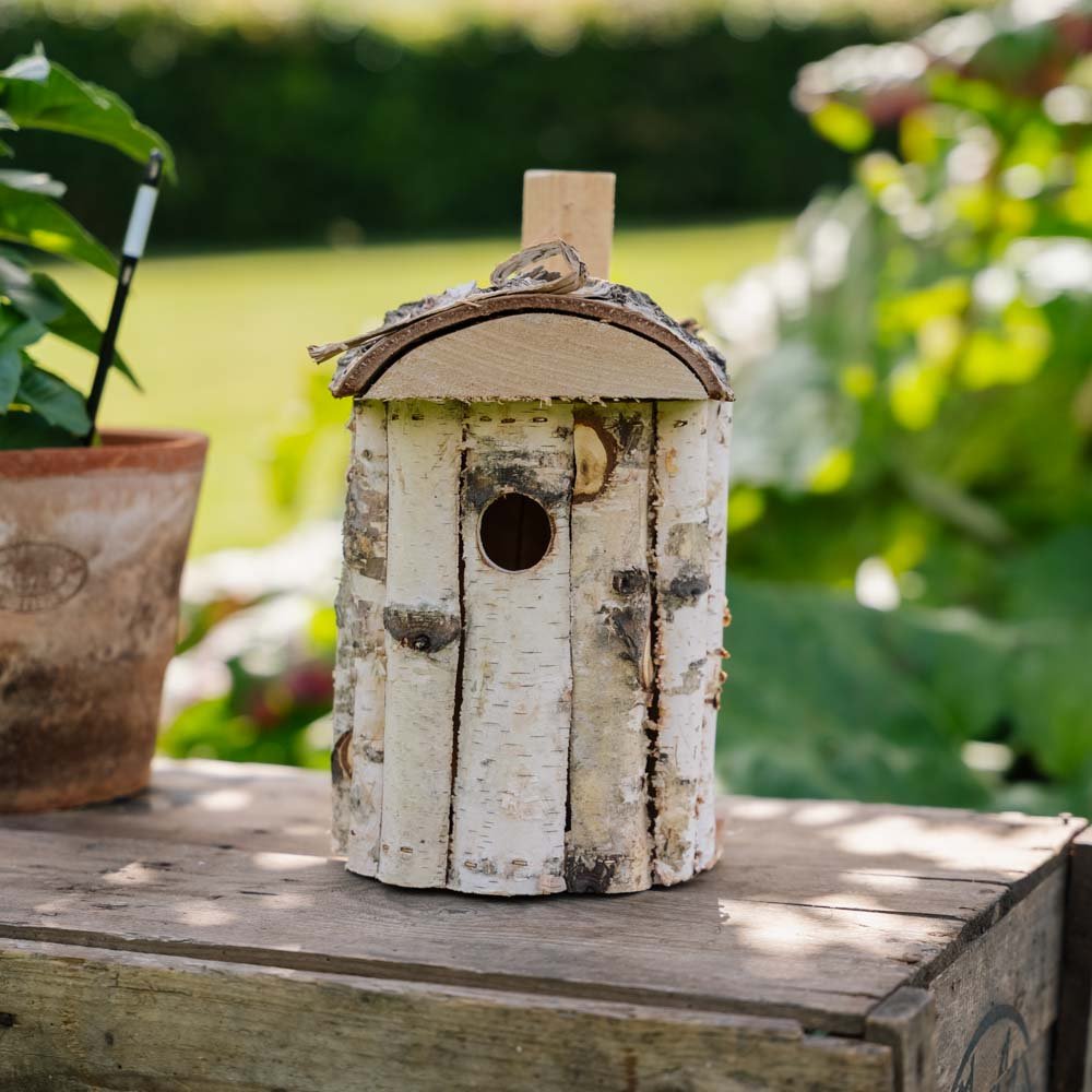 Redekasse, birketræ, Ø: 17 cm H: 30 cm