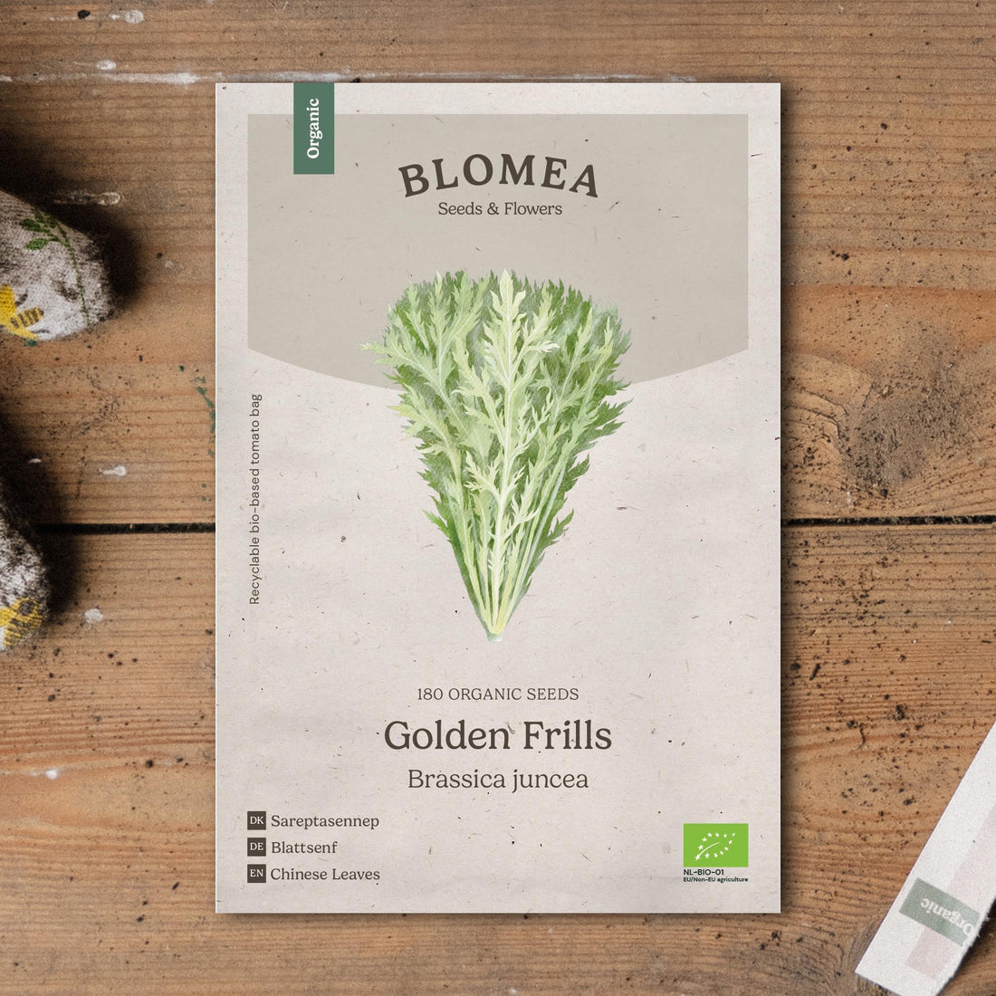 Sareptasennep frø 'Golden Frills' - 180 Økologiske Frø