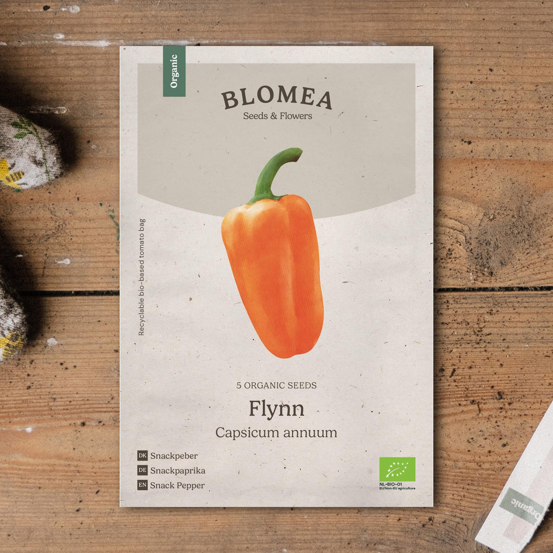 Snackpaprika 'Flynn' - 5 Ekologiska Frön