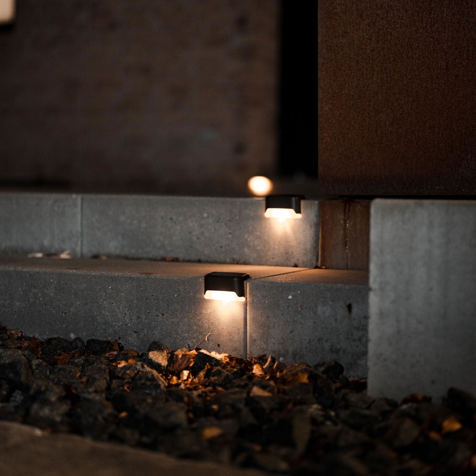 Solcellsdriven LED trappbelysning 4 pack