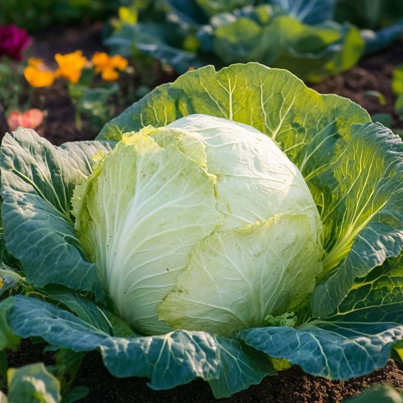 Vitkål frö 'Donator' - 60 Ekologiska Frön