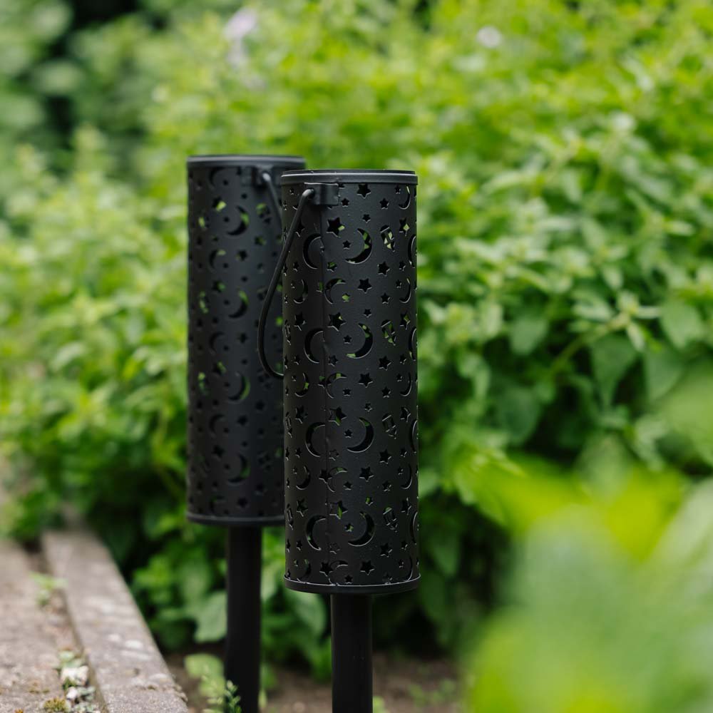 Zira solar lanterne m. mønster 2 pak