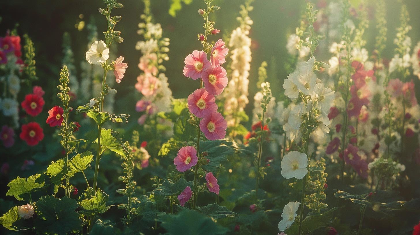 Stockros frö - Blanda Frön