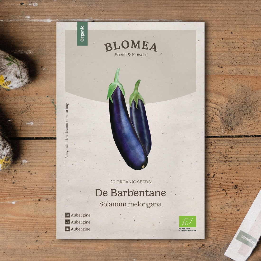 Aubergine frön 'De Barbentane' - 20 Ekologiska Frön