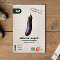 Aubergine frön 'Violetta Lunga 3' - 20 Ekologiska Frön