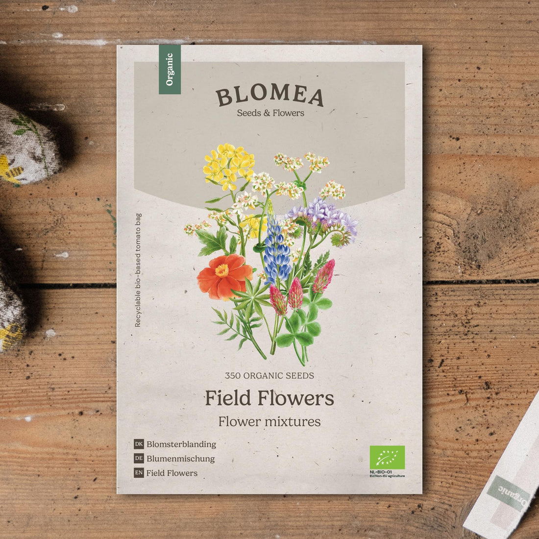 Blomsterblanding 'Mix' - 350 Økologiske Frø