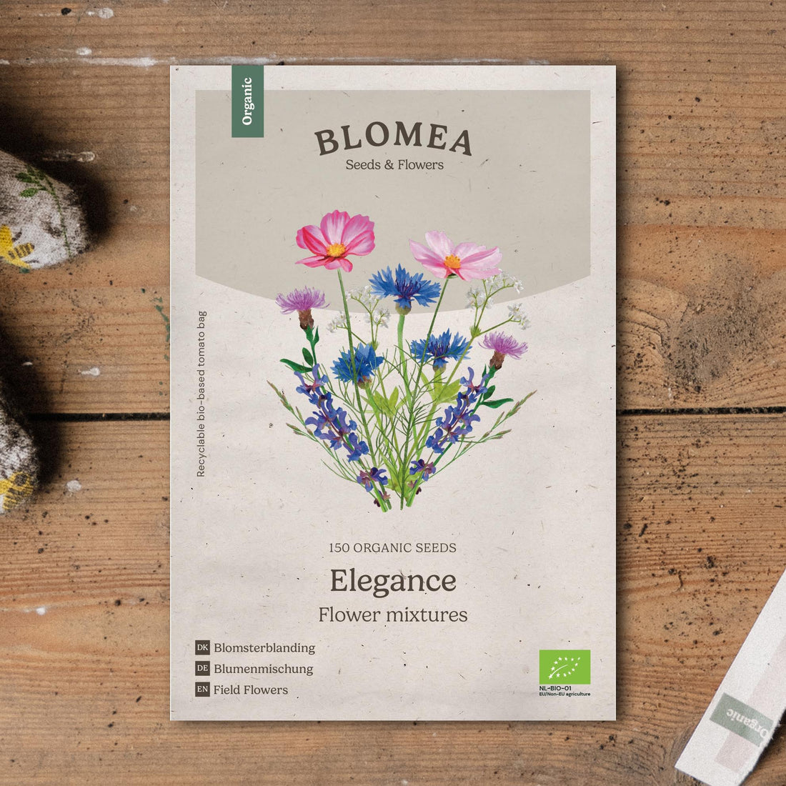 Vilde blomster frø 'Elegance' - 150 Økologiske Frø