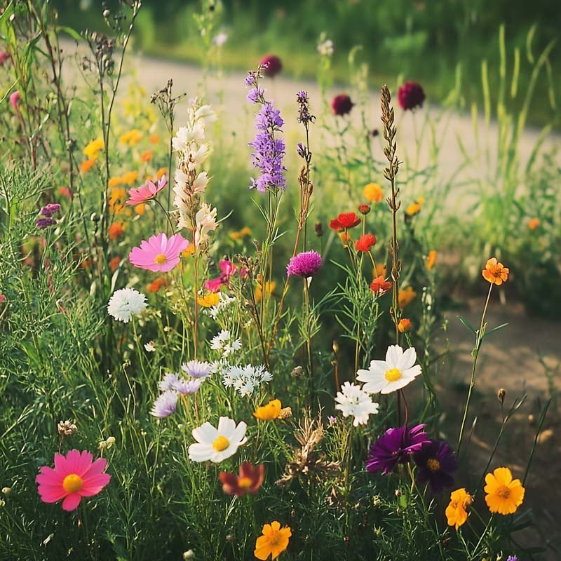 Blomsterblandning 'Mix' - 350 Ekologiska Frön