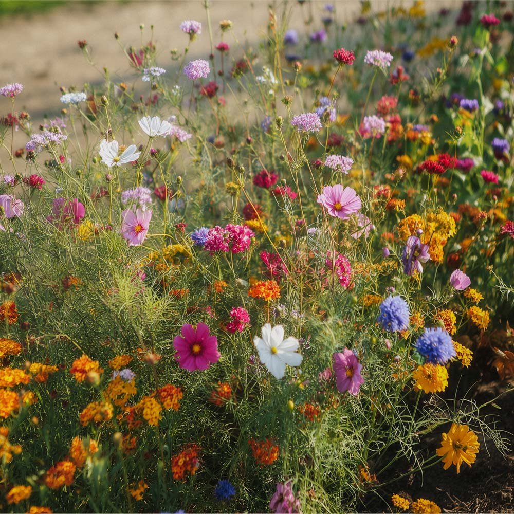 Blomsterblandning 'Mix' - 700 Ekologiska Frön