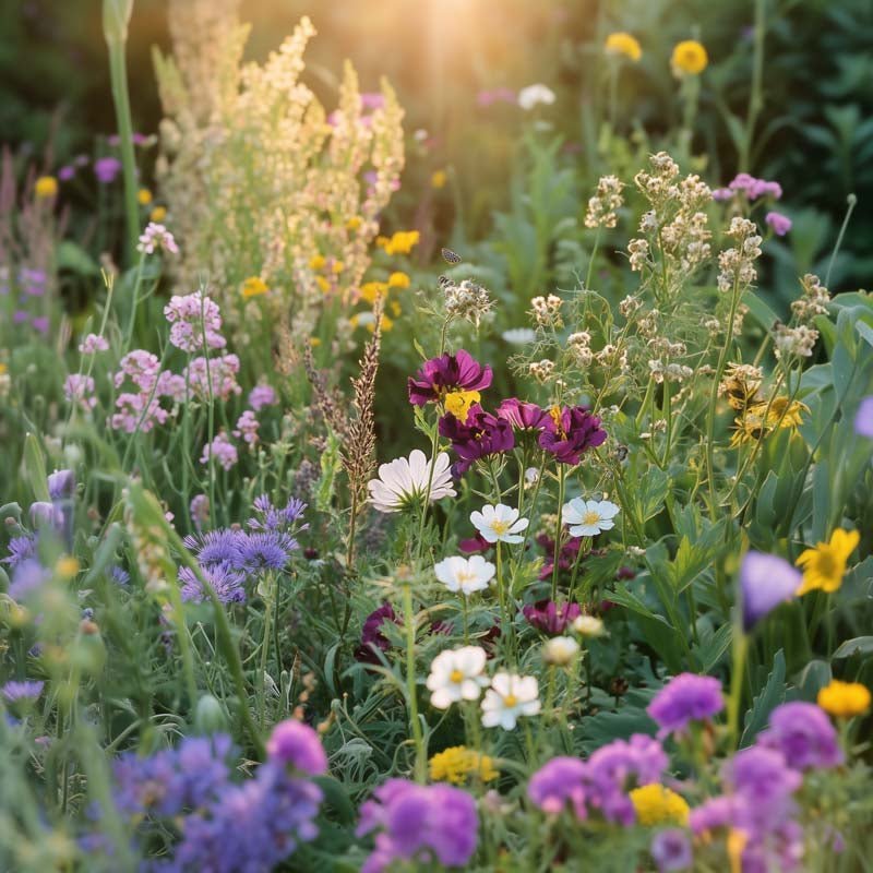 Blomsterblandning 'Tübingen' - 400 Ekologiska Frön