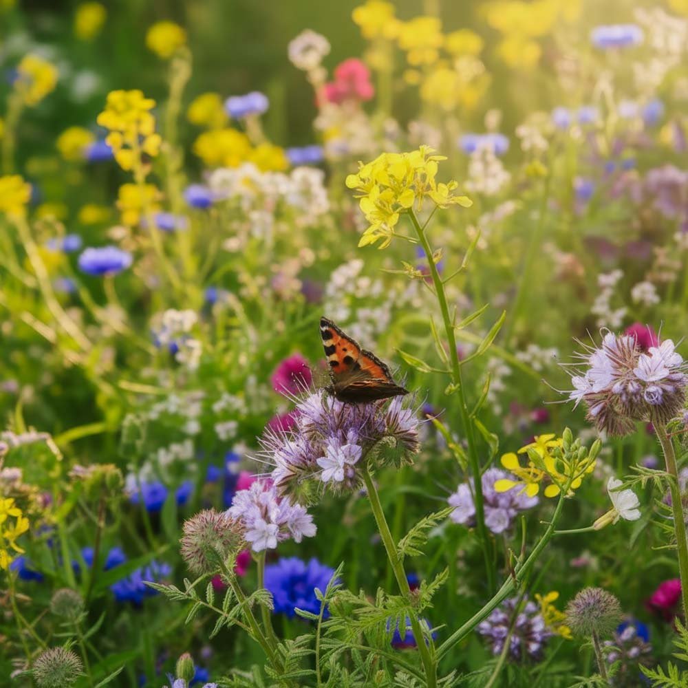 Blomsterblandning 'Tübingen' - 400 Ekologiska Frön
