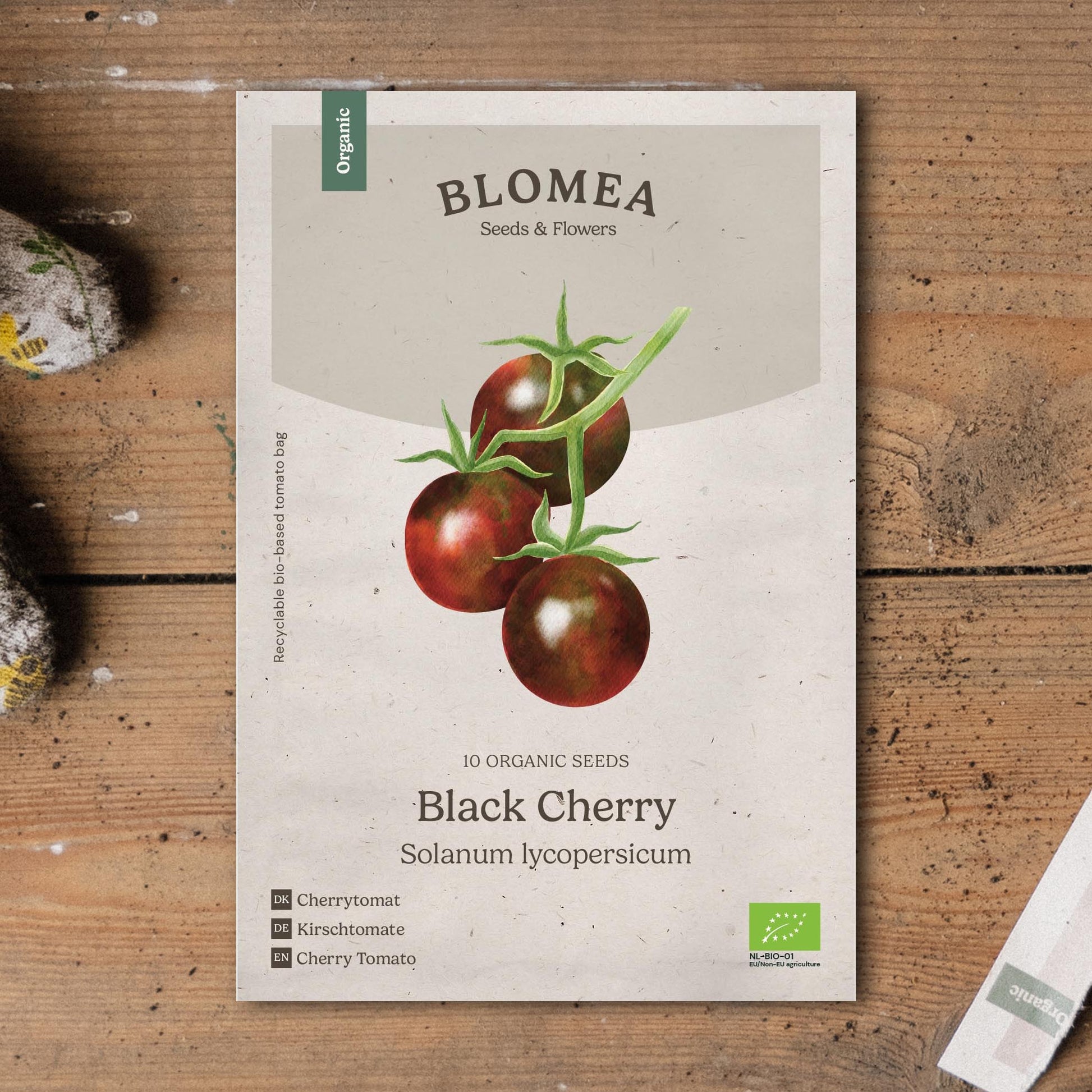 Cherrytomat frø 'Black Cherry' - 10 Økologiske Frø