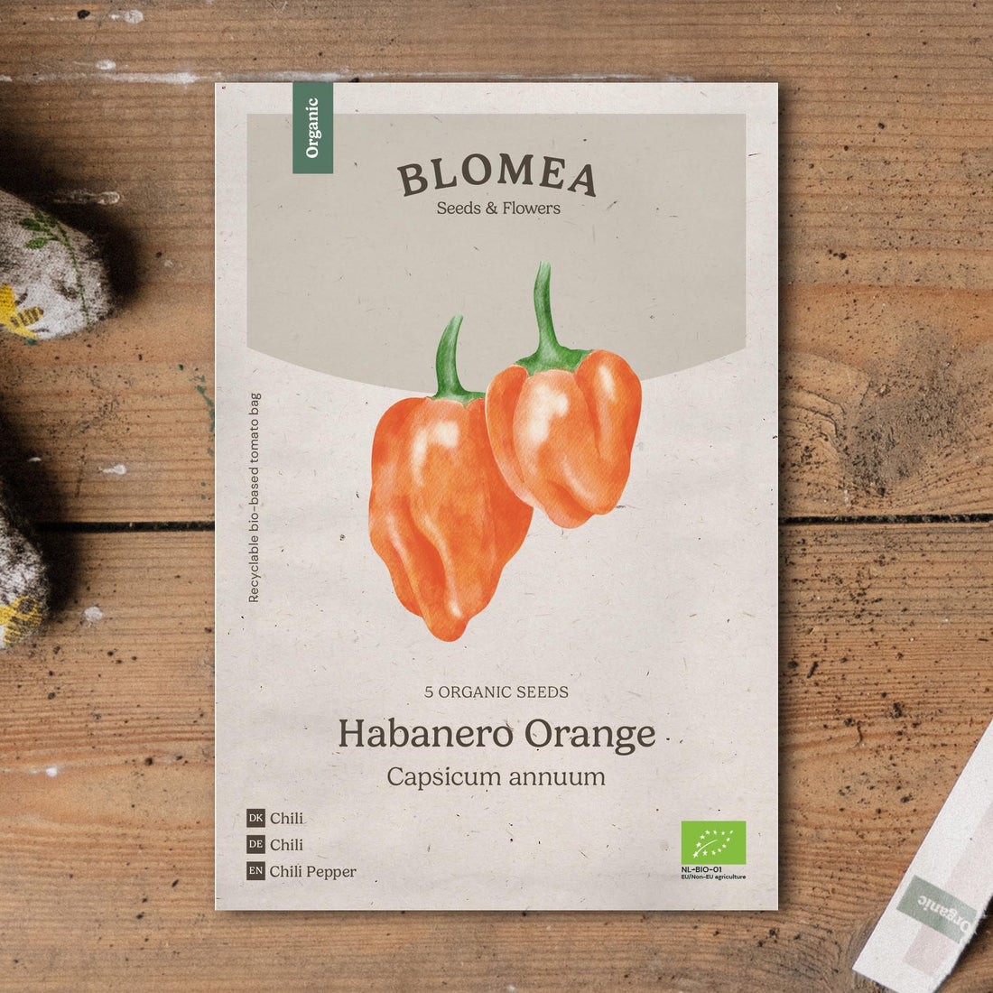 Chili frö 'Habanero Orange' - 5 Ekologiska Frö