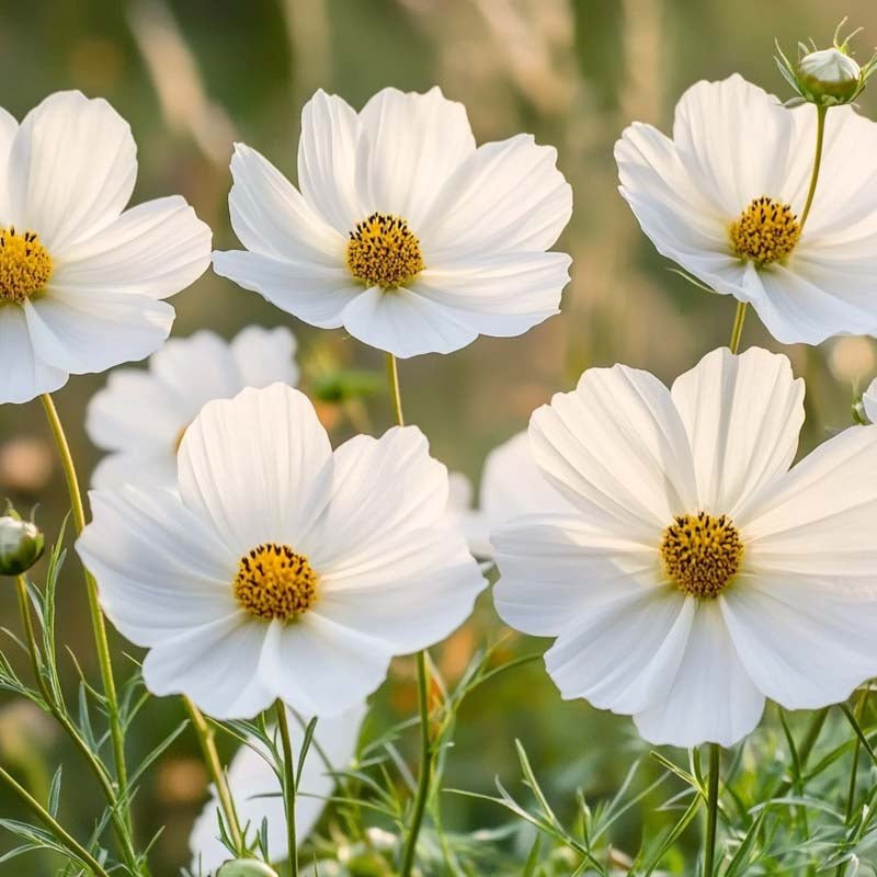 Cosmos frø 'White Cosmos' - 80 Økologiske Frø