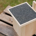 Fågelhus, natur, L: 19 cm B: 19 cm H: 22 cm