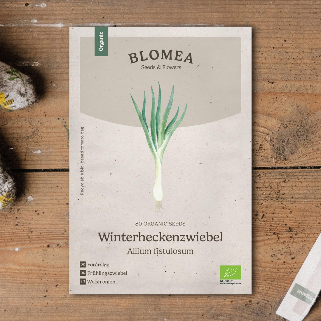 Salladslöksfrö 'Winterheckenzwiebel' - 80 Ekologiska Frön