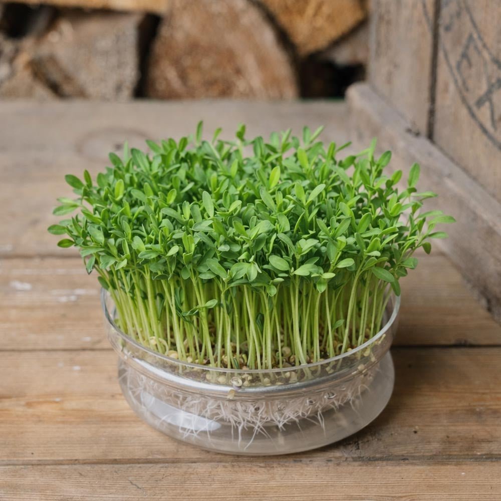 Gröna linser mikrogrönt frö - 500 Ekologiska frön