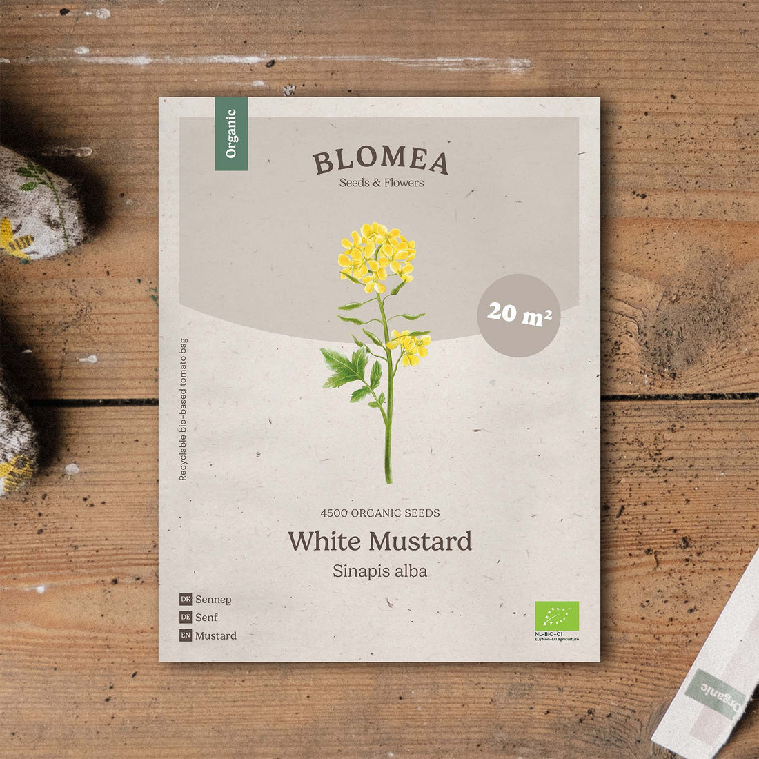 Grøngødning frø 'White Mustard' (20 m²)