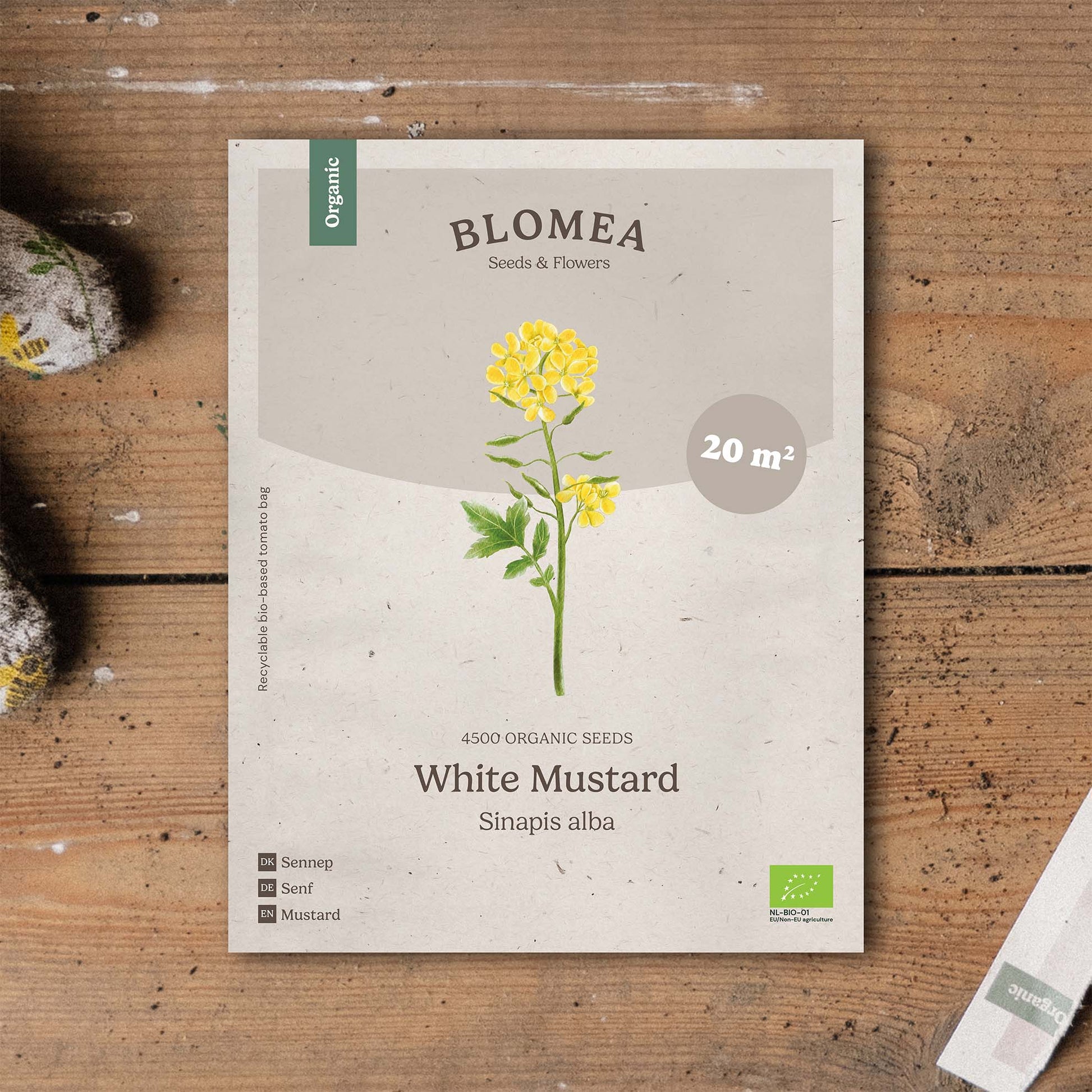 Grøngødning frø 'White Mustard' (20 m²)