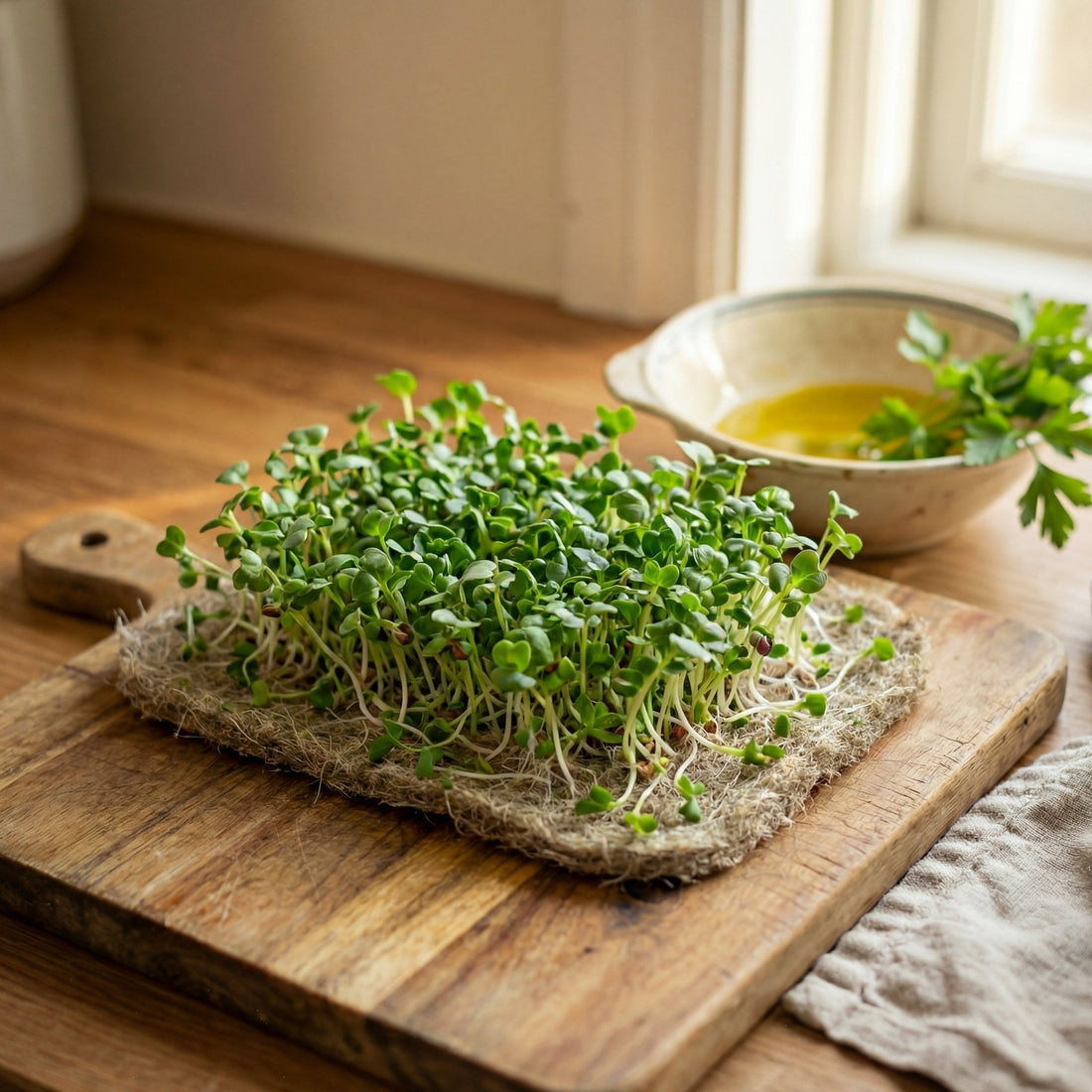 Hampamattor för mikrogrönt, 10 st