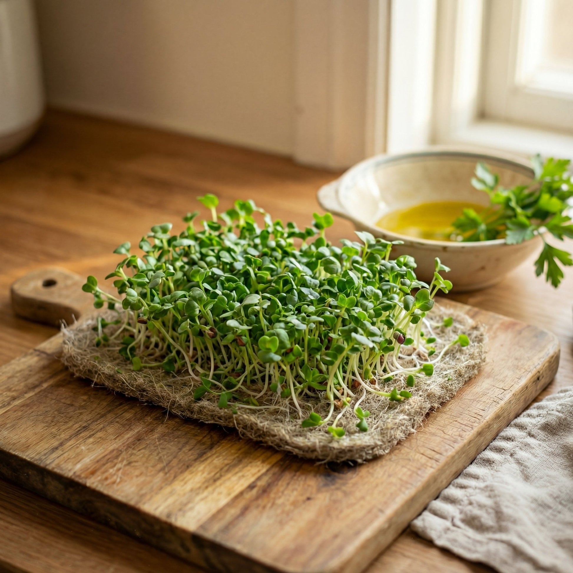 Hampamattor för mikrogrönt, 10 st