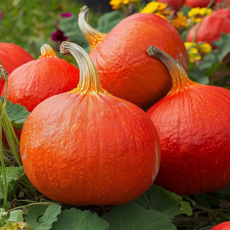 Hubbardpumpa frö 'Red Kuri' - 5 Ekologiska Frön
