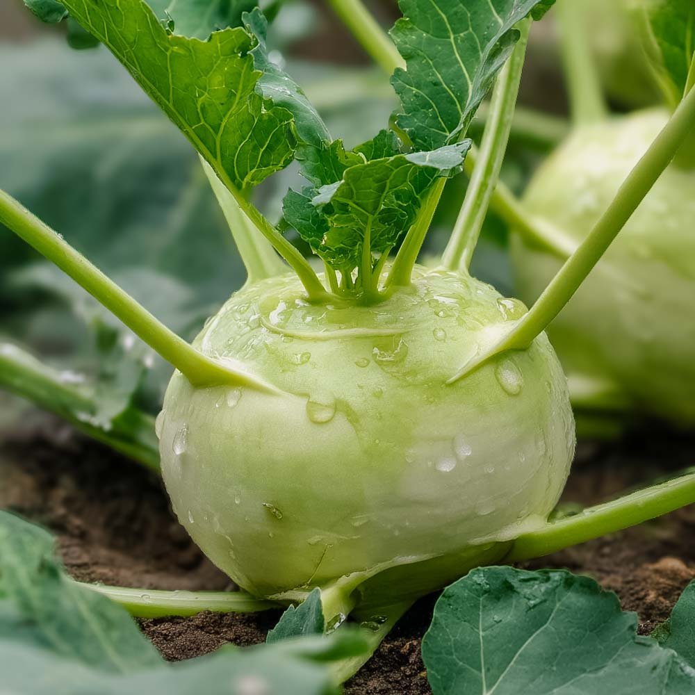 Kålrabi frø 'Fridolin' - 50 Økologiske Frø