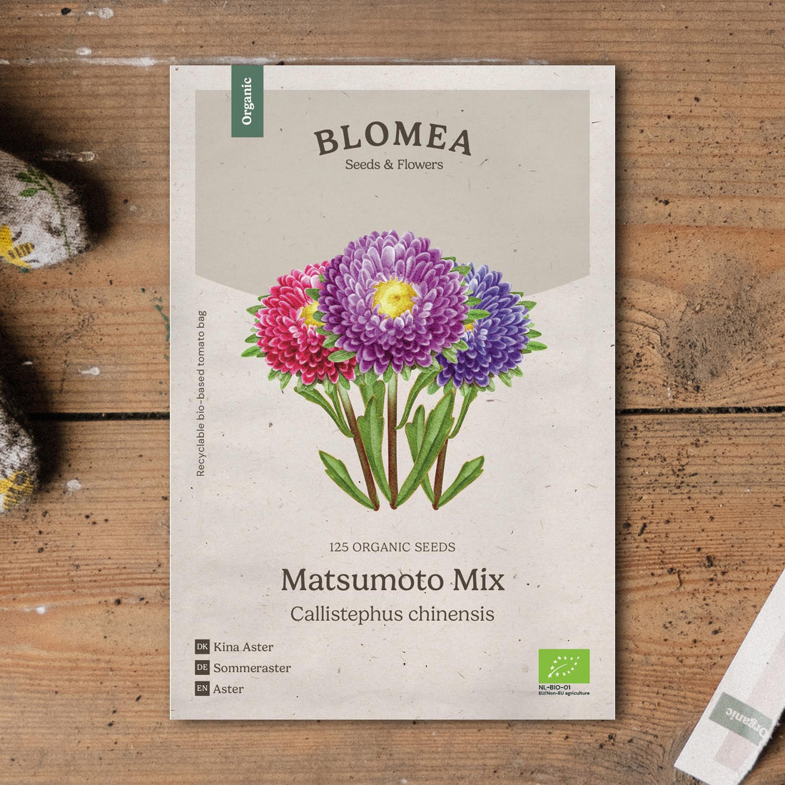 Sommaraster frö 'Matsumoto Mix' - 125 Ekologiska Frön