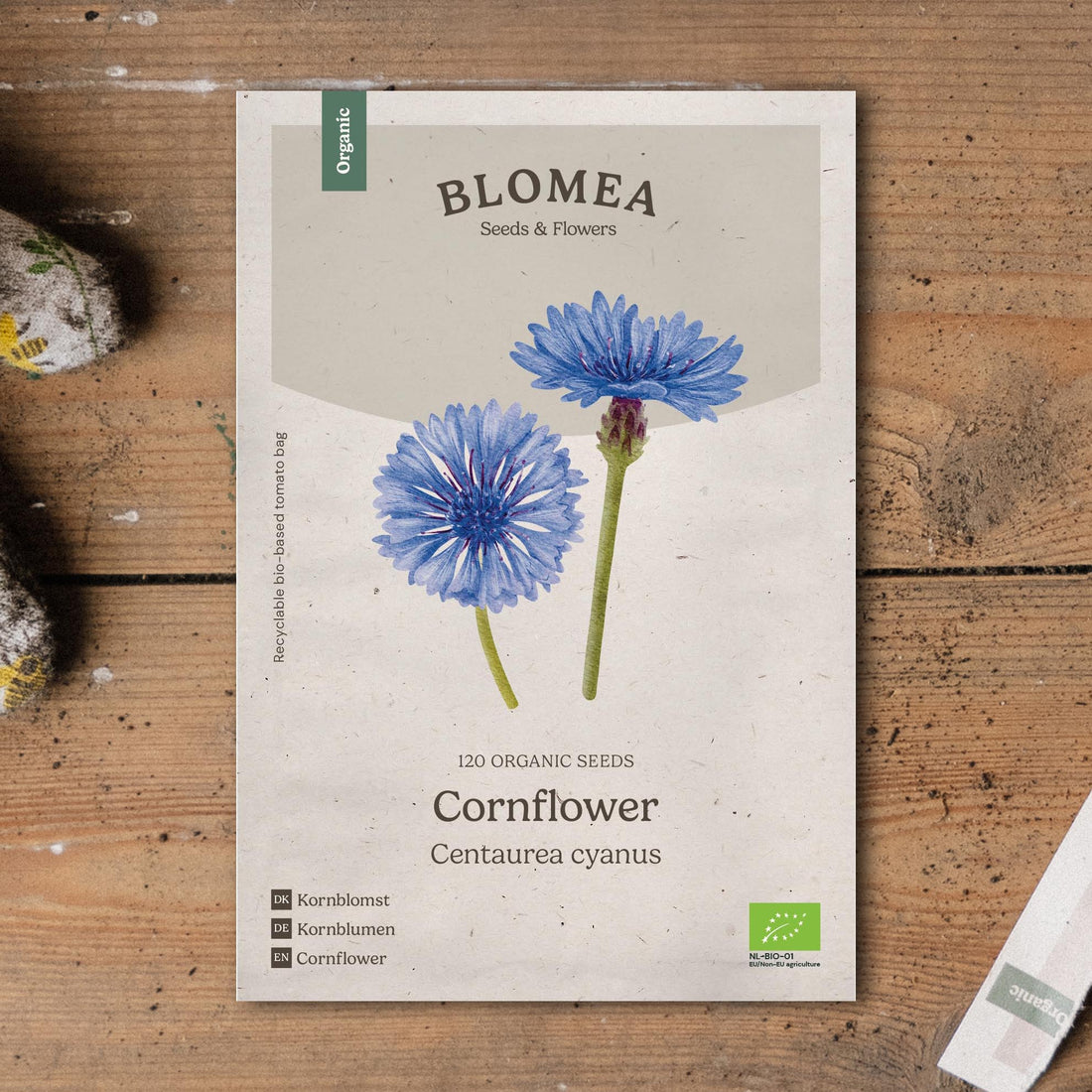Kornblomst frø 'Cornflower' - 120 Økologiske Frø