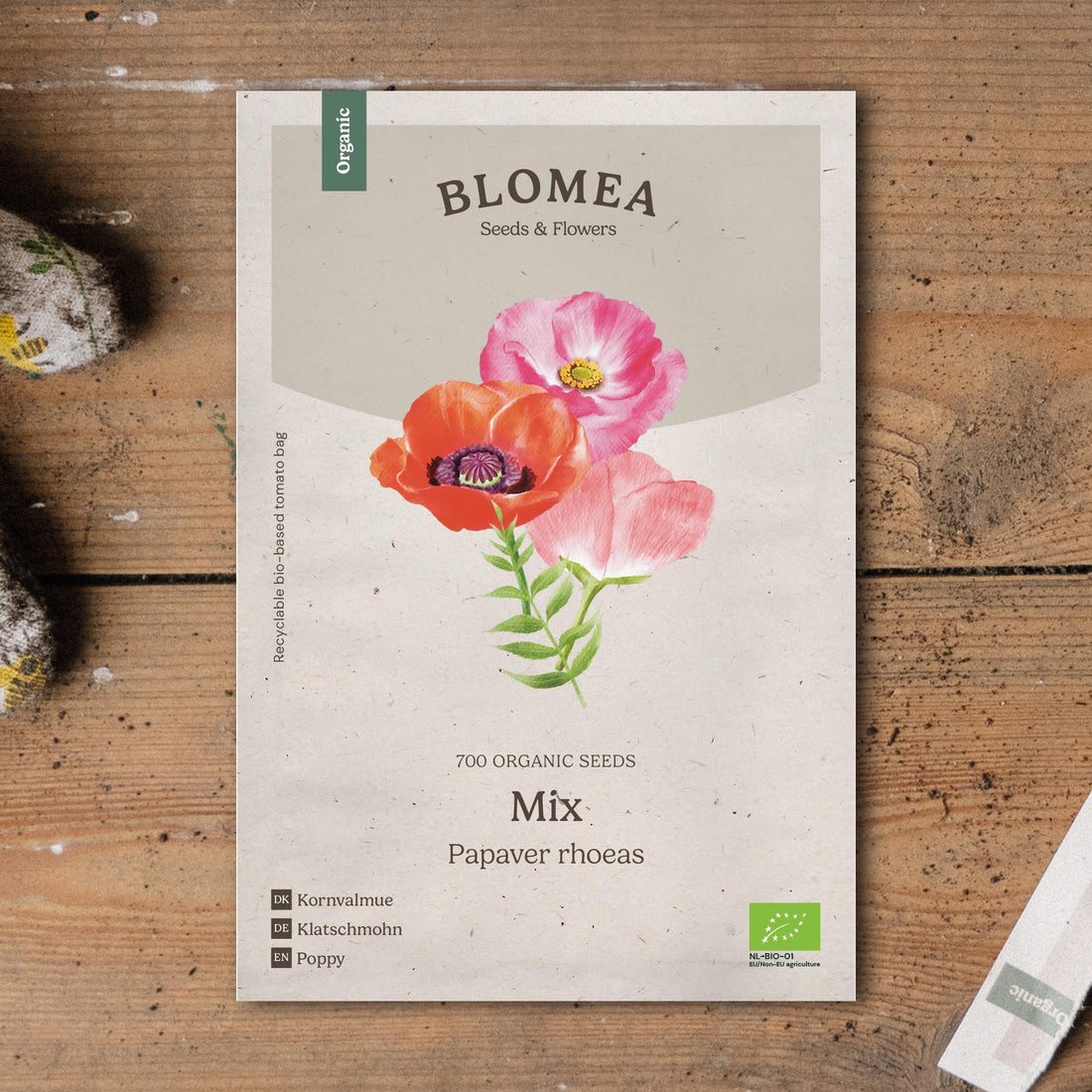 Kornvallmo frö 'Poppy Mix' - 700 Ekologiska Frö