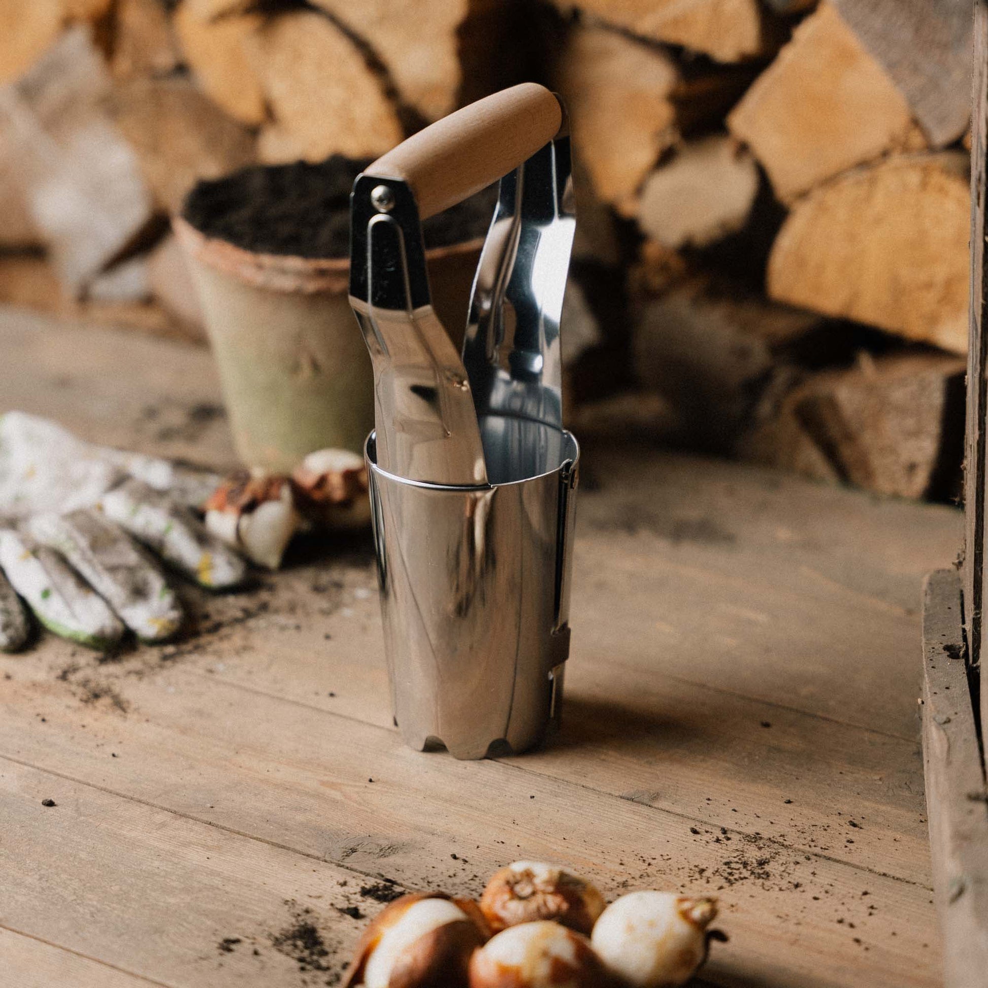 Lökjärn i rostfritt stål